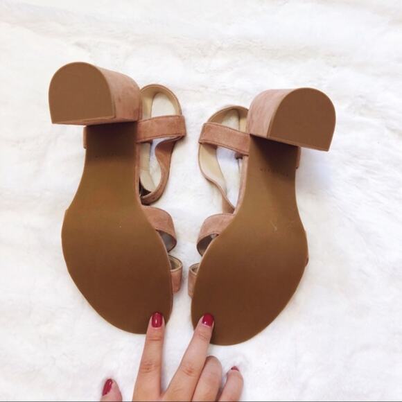 Cole Haan Kadi Mocha Tan Block-Heel Sandals - Picture 3 of 7